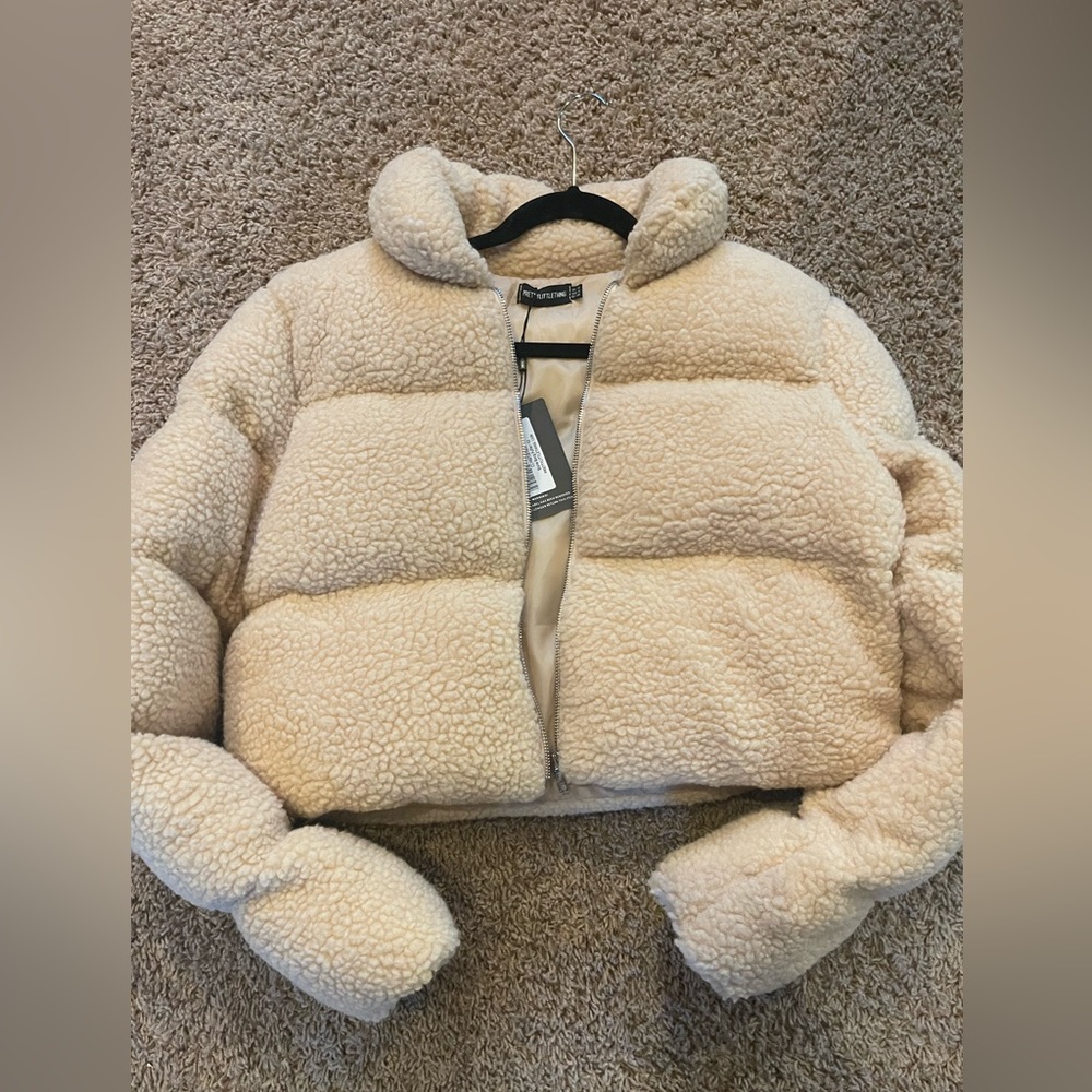 Pretty little thing Cropped coat size 8 or M